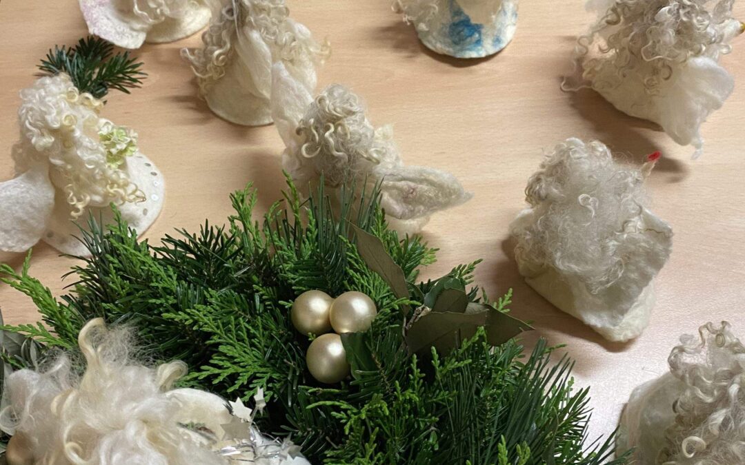 Workshop Kerstengeltjes vilten