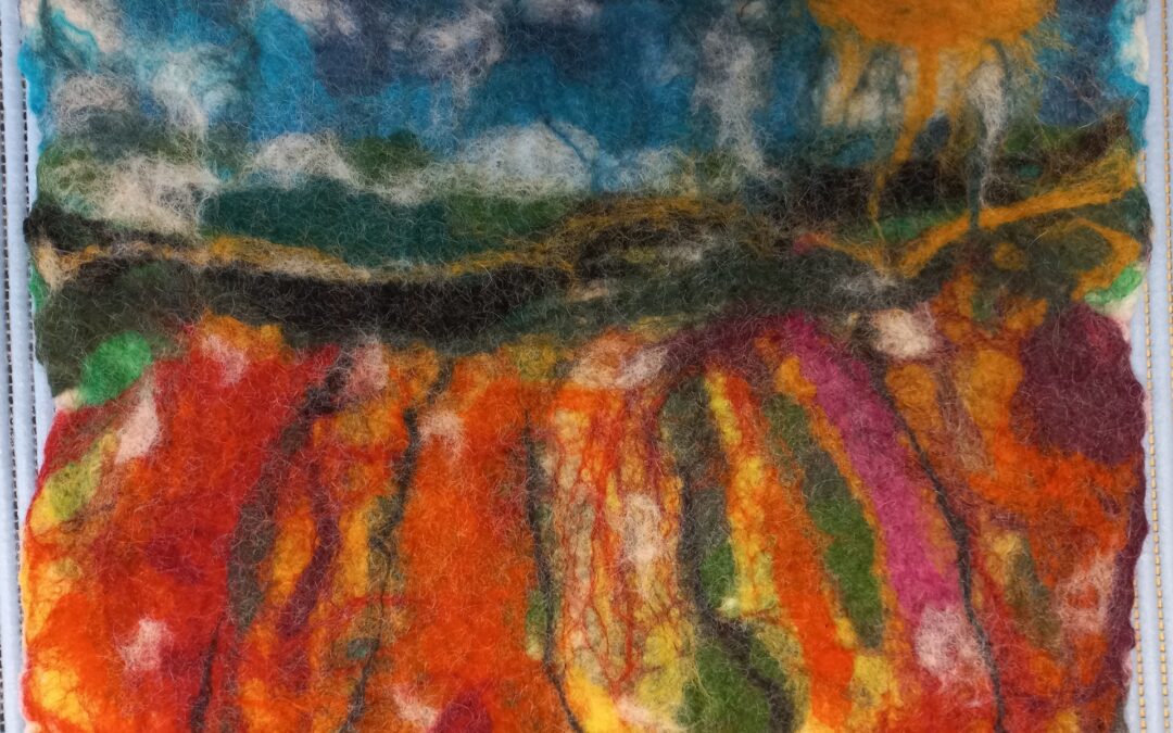 Workshop Bollenlandschap vilten