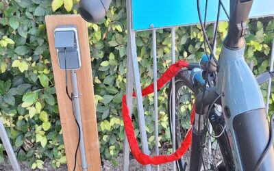 Oplaadpalen fietsenstalling